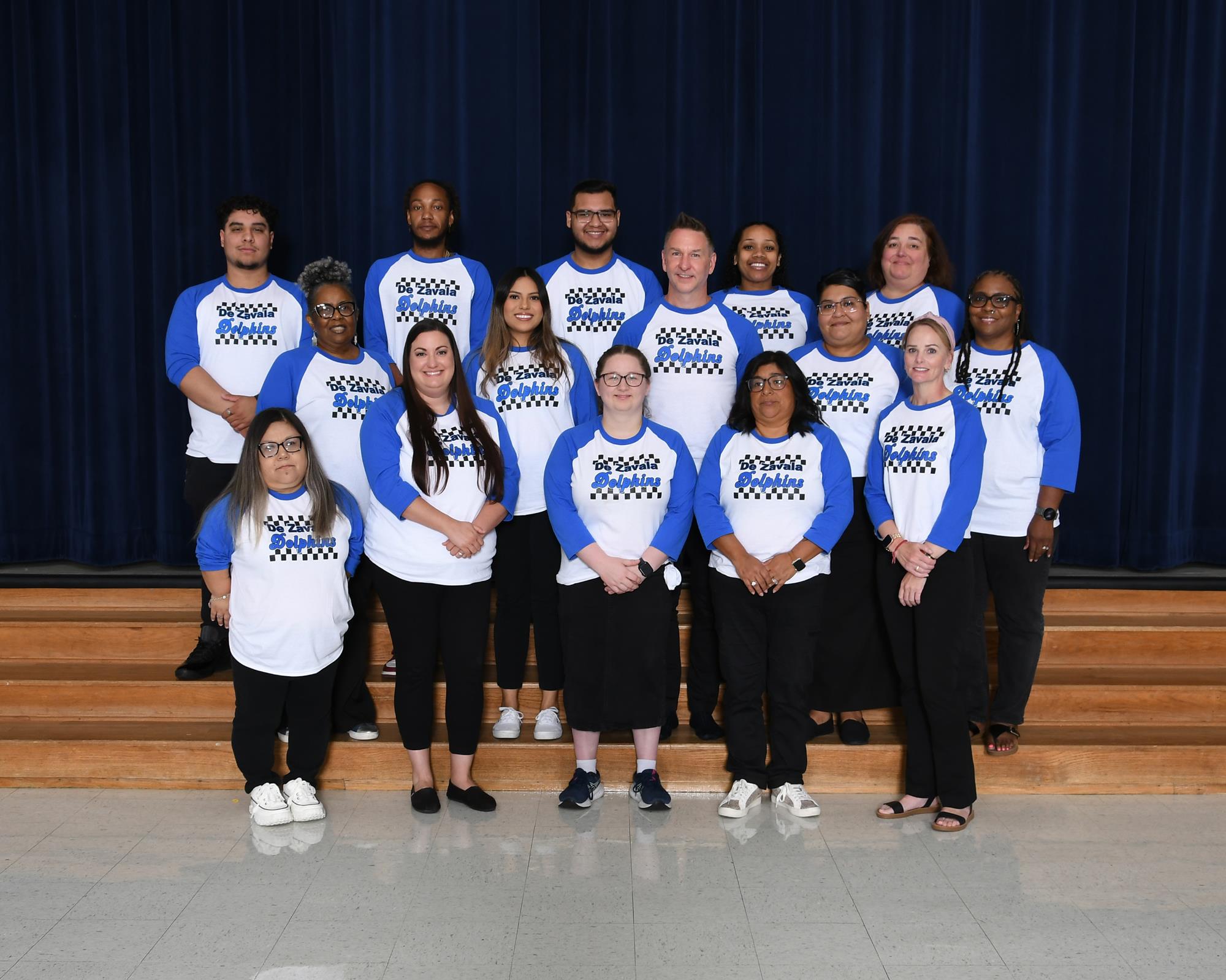 Special Education Staff are standing in a group smiling